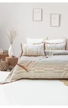 Şaheser Home Collection Yatak Örtüsü Çift Kişilik Müslin Lia Kiremit Çok Renkli Şaheser Home Collection Yatak Örtüsü Çift Kişilik Müslin Lia Kiremit Çok Renkli