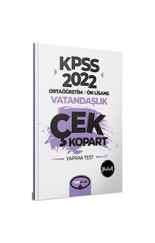 2022 KPSS Ortaöğretim Ön Lisans Genel Kültür Vatandaşlık Çek Kopart Yaprak Test- Yediiklim Yayınları 2022 KPSS Ortaöğretim Ön Lisans Genel Kültür Vatandaşlık Çek Kopart Yaprak Test- Yediiklim Yayınları