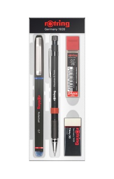 3 Adet Rotring Kurşun&roller Kalem-silgi-uç Ofis Set Mavi 3 Adet Rotring Kurşun&roller Kalem-silgi-uç Ofis Set Mavi