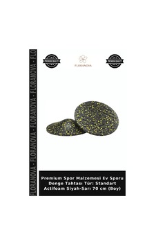 Premium Spor Malzemesi Ev Sporu Denge Tahtası Tür: Standart Actifoam Siyah-sarı 70 Cm Boy Diğer Premium Spor Malzemesi Ev Sporu Denge Tahtası Tür: Standart Actifoam Siyah-sarı 70 Cm Boy Diğer