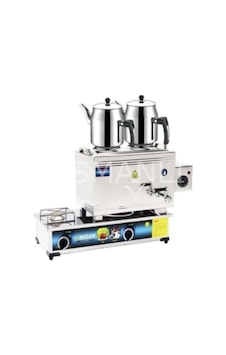 Mç 402 25lt Çay Makinesi 2 Demlikli Gaz+elektrikli Çay Kazanı Mç 402 25lt Çay Makinesi 2 Demlikli Gaz+elektrikli Çay Kazanı