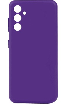 Samsung Uyumlu Galaxy A14 Kılıf Zore Biye Silikon Mor
