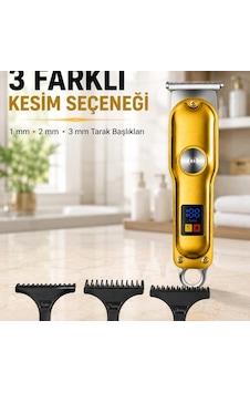 T Bıçaklı Erkek Tıraş Makinesi Usb Şarjlı Led Göstergeli Turbo Özellikli Saç Sakal Kesme Makinesi T Bıçaklı Erkek Tıraş Makinesi Usb Şarjlı Led Göstergeli Turbo Özellikli Saç Sakal Kesme Makinesi