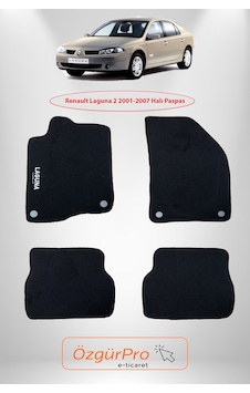 Rizline Renault Laguna 2 2001-2007 Klipsli Halı Paspas Siyah Rizline Renault Laguna 2 2001-2007 Klipsli Halı Paspas Siyah