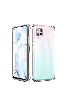 Huawei P40 Lite Kılıf Zore Nitro Anti Shock Silikon Renksiz Huawei P40 Lite Kılıf Zore Nitro Anti Shock Silikon Renksiz