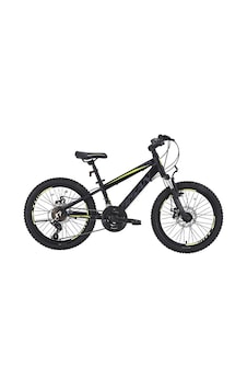 Bisan Cooper Erkek Dağ Bisikleti 30 Cm Md 24 Jant 21 Vites Açık Mat Siyah Sarı Çok Renkli