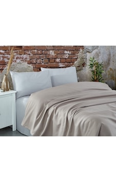 Komfort Home Çift Kişilik Ranforce %100 Pamuk Pike / Sütlü Kahve Sütlü Kahverengi