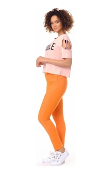 Eren Giyim Dynamic Leggins Dynamic Kadın Renkli Pantolon Tayt-8478 Turuncu Eren Giyim Dynamic Leggins Dynamic Kadın Renkli Pantolon Tayt-8478 Turuncu