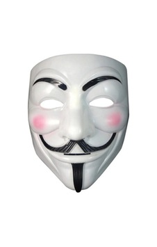 Hacker Maskesi - Anonymous V For Beyaz Vendetta Maskesi - Parti Maskesi Diğer