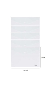 Tr A5 Şeffaf Çıtçıtlı Zarf Dosya 5 Adet Tr A5 Şeffaf Çıtçıtlı Zarf Dosya 5 Adet