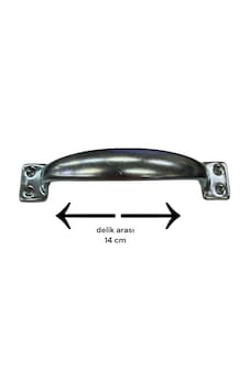 Ennalbur Boş Kulp No 165 14 Cm Delik Arası Gümüş Ennalbur Boş Kulp No 165 14 Cm Delik Arası Gümüş