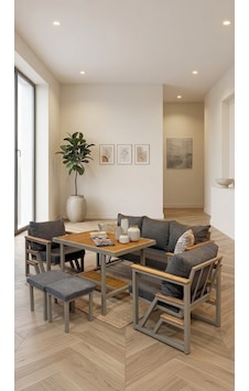 Aven Metal Bahçe Balkon Teras Koltuk Takımı 3+1+1+masa+2 Adet Puf Aven Metal Bahçe Balkon Teras Koltuk Takımı 3+1+1+masa+2 Adet Puf