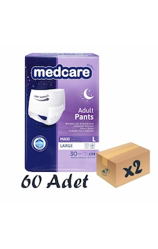 Medcare 8 Damla Maxi Emici Külot Hasta Bezi L 2 x 30'lu Medcare 8 Damla Maxi Emici Külot Hasta Bezi L 2 x 30'lu