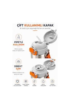 Titiz Çelik Beslenme Kabı Ve 600 Ml Çelik Termos Matara Seti Astronot Desenli 2 Li Okul Seti Çok Renkli Titiz Çelik Beslenme Kabı Ve 600 Ml Çelik Termos Matara Seti Astronot Desenli 2 Li Okul Seti Çok Renkli