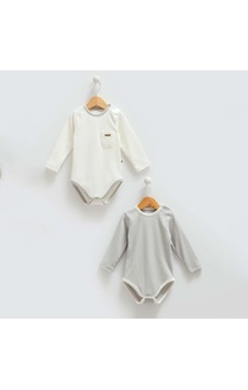 Caramell Bebek Body Be1264 Gri Caramell Bebek Body Be1264 Gri