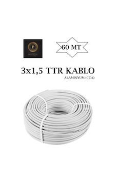 3x1,5 Çok Telli Ttr Kablo 60 Metre Cca 3x1,5 Çok Telli Ttr Kablo 60 Metre Cca