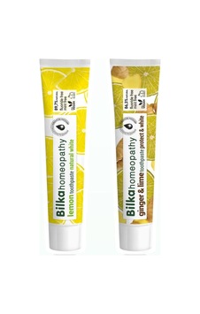 Bilka Homeopathy Limon Ve Ginger & Lime Diş Macunu Seti Florürsüz Doğal Beyazlatıcı Ağız Bakımı Bilka Homeopathy Limon Ve Ginger & Lime Diş Macunu Seti Florürsüz Doğal Beyazlatıcı Ağız Bakımı