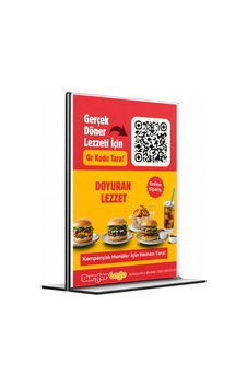 Burger Qr Menü Standı 5 Adet T Tipi A6 10 15 Cm + Qr Menü Yazılımı Beyaz Beyaz Burger Qr Menü Standı 5 Adet T Tipi A6 10 15 Cm + Qr Menü Yazılımı Beyaz Beyaz