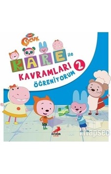Kare İle Kavramları Öğreniyorum 2 - Erdem Çocuk Yayınları