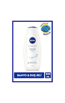 Creme Soft Kremsi Dokunuş Duş Jeli 500ml, Vücut Bakım, Badem Yağı, C Vitamini, Banyo Lifi Hediye, Avantajlı Set Bal - Süt Creme Soft Kremsi Dokunuş Duş Jeli 500ml, Vücut Bakım, Badem Yağı, C Vitamini, Banyo Lifi Hediye, Avantajlı Set Bal - Süt