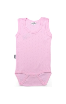 Sebi Bebe Askılı Kol Delikli Bebek Body 0165 Pembe
