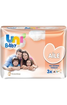 Uni Baby Aile Islak Havlu 3 X 52 Adet Uni Baby Aile Islak Havlu 3 X 52 Adet