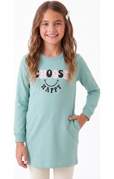 Onloox Kız Çocuk Mint Yeşili Kız Çocuk Mint Yeşili Pamuklu Bisiklet Yaka Uzun Kollu Slim Fit Yazı Baskılı Tunik 8-9 Yaş Onloox Kız Çocuk Mint Yeşili Kız Çocuk Mint Yeşili Pamuklu Bisiklet Yaka Uzun Kollu Slim Fit Yazı Baskılı Tunik 8-9 Yaş