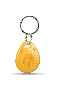 Manyetik Anahtarlık Rfid Keyfob Göstergeç Tag Sarı - 100 Adet Manyetik Anahtarlık Rfid Keyfob Göstergeç Tag Sarı - 100 Adet