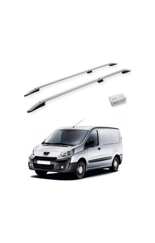 Turtle Peugeot Tepee Expert Mk2 2006-2016 / Uzun Şasi Tavan Çıtası Crown Gri