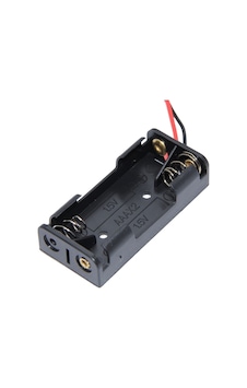 Powermaster Ic-233b 2'li Yan Yana Aaa İnce Pil Yuvası Powermaster Ic-233b 2'li Yan Yana Aaa İnce Pil Yuvası