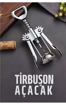 Tirbuşon Basınçlı Pratik Tirbuşon Şarap Ve Şişe Açacağı Kolay Kullanım Çelik 721046 Çok Renkli Tirbuşon Basınçlı Pratik Tirbuşon Şarap Ve Şişe Açacağı Kolay Kullanım Çelik 721046 Çok Renkli