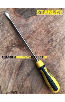 Stanley Düz Tornavida 8x200 MM Uzun Düz Uçlu Tornavida Stanley Düz Tornavida 8x200 MM Uzun Düz Uçlu Tornavida