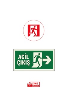 Fosforlu Acil Çıkış Yön Levhası Fotolümen Özellikli, Dayanıklı Ve Standartlara Uygun Yön Tabelası Fosforlu Acil Çıkış Yön Levhası Fotolümen Özellikli, Dayanıklı Ve Standartlara Uygun Yön Tabelası