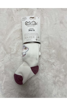 Bebetto Baby Panty Hose Çizgili Külotlu Çorap Mürdüm