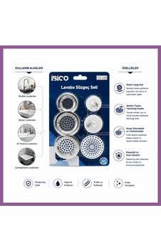 Bezos Lavabo Süzgeç Ve Tapa Seti Rengaren Bezos Lavabo Süzgeç Ve Tapa Seti Rengaren