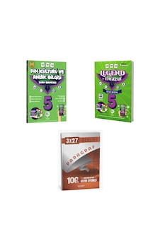 2027 Av 5. Sınıf Din Kültürü Ve Ahlak Bilgisi + İngilizce Legend Of English Test Book Soru + Ankapade 3'lü Set 2027 Av 5. Sınıf Din Kültürü Ve Ahlak Bilgisi + İngilizce Legend Of English Test Book Soru + Ankapade 3'lü Set