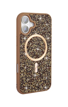 Apple Uyumlu iPhone 16 Plus Kılıf Pırlanta Tasarımlı M-safe Şarj Özellikli Zore Mozaik Silikon Kapak Desert Titanyum Apple Uyumlu iPhone 16 Plus Kılıf Pırlanta Tasarımlı M-safe Şarj Özellikli Zore Mozaik Silikon Kapak Desert Titanyum