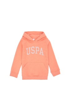 U.S. Polo Assn. Kız Çocuk Somon Kapüşonlu Basic Sweatshirt 50296388-VR047 U.S. Polo Assn. Kız Çocuk Somon Kapüşonlu Basic Sweatshirt 50296388-VR047