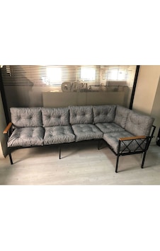 Miami Köşe Koltuk Takımı , 3+2 Balkon-bahçe-kafe-çay Seti-koltuk Takımı-mutfak Köşesi Gri Miami Köşe Koltuk Takımı , 3+2 Balkon-bahçe-kafe-çay Seti-koltuk Takımı-mutfak Köşesi Gri