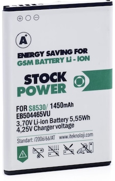 Stock Power Samsung Galaxy GT-S8530 Wave 2 Uyumlu Batarya