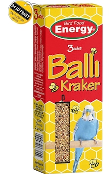 Energy Ballı Muhabbet Kuşu Krakeri 24 x 3'lü Energy Ballı Muhabbet Kuşu Krakeri 24 x 3'lü