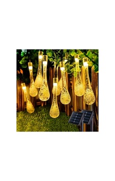 Solar 5 Metre 20 Led Günışığı Damlacık Işıkları, Güneş Enerjili Led Işıklar Dış Mekan Standart Solar 5 Metre 20 Led Günışığı Damlacık Işıkları, Güneş Enerjili Led Işıklar Dış Mekan Standart