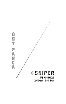 Fujin Sniper 240cm 3-18gr Üst Parça Std