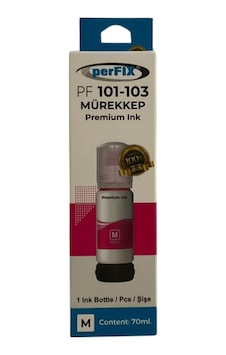 Perfıx Pf T103m Kırmızı Şişeli Mürekkep 70 Ml Perfıx Pf T103m Kırmızı Şişeli Mürekkep 70 Ml