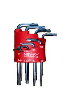 Novax Torx Alyan Anahtar Kısa 8li Set Anahtar