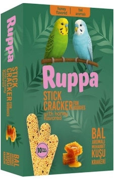 Ruppa Bal Aromalı Muhabbet Kuşu Krakeri 10'lu 100 G Ruppa Bal Aromalı Muhabbet Kuşu Krakeri 10'lu 100 G