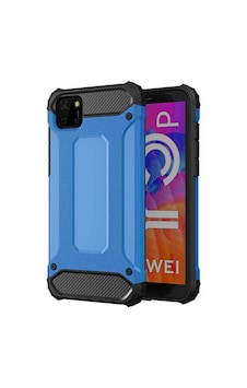 Kilifone - Huawei Uyumlu Y5p - Kılıf Çift Katman Zırh Tank Crash Military Kapak - Mavi Kilifone - Huawei Uyumlu Y5p - Kılıf Çift Katman Zırh Tank Crash Military Kapak - Mavi