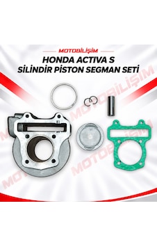 Honda Activa S Silindir Piston Segman Seti Honda Activa S Silindir Piston Segman Seti
