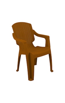 Luna Golf Rattan Koltuk Tik Kahverengi Luna Golf Rattan Koltuk Tik Kahverengi