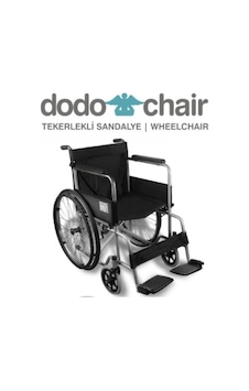 Dodo Standart Katlanabilir Tekerlekli Sandalye Siyah Dodo Standart Katlanabilir Tekerlekli Sandalye Siyah